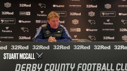 Stuart McCall on Sheffield United's defeat at Derby County