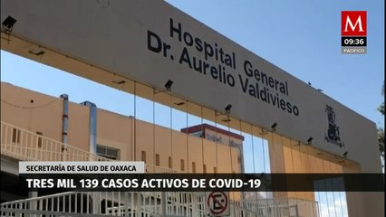 Secretaría de Salud de Oaxaca informa cifra récord de covid-19