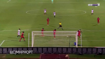 القائم يمنع "زيزو" من تسجيل الهدف الثالث فى مرمى غينيا بيساو