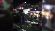 Meksika'da tren hemzemin geçitteki araçlara çarptı: 2 yaralı