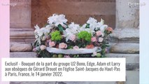 Obsèques de Gérard Drouot : Louis Bertignac épaulé par sa femme Laetitia, le groupe U2 attentionné...