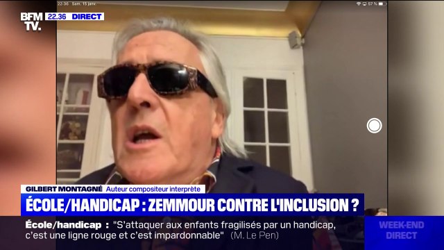 Pour Gilbert Montagné, les établissements spécialisés ne doivent représenter (une solution) que pour une minorité d'enfants handicapés