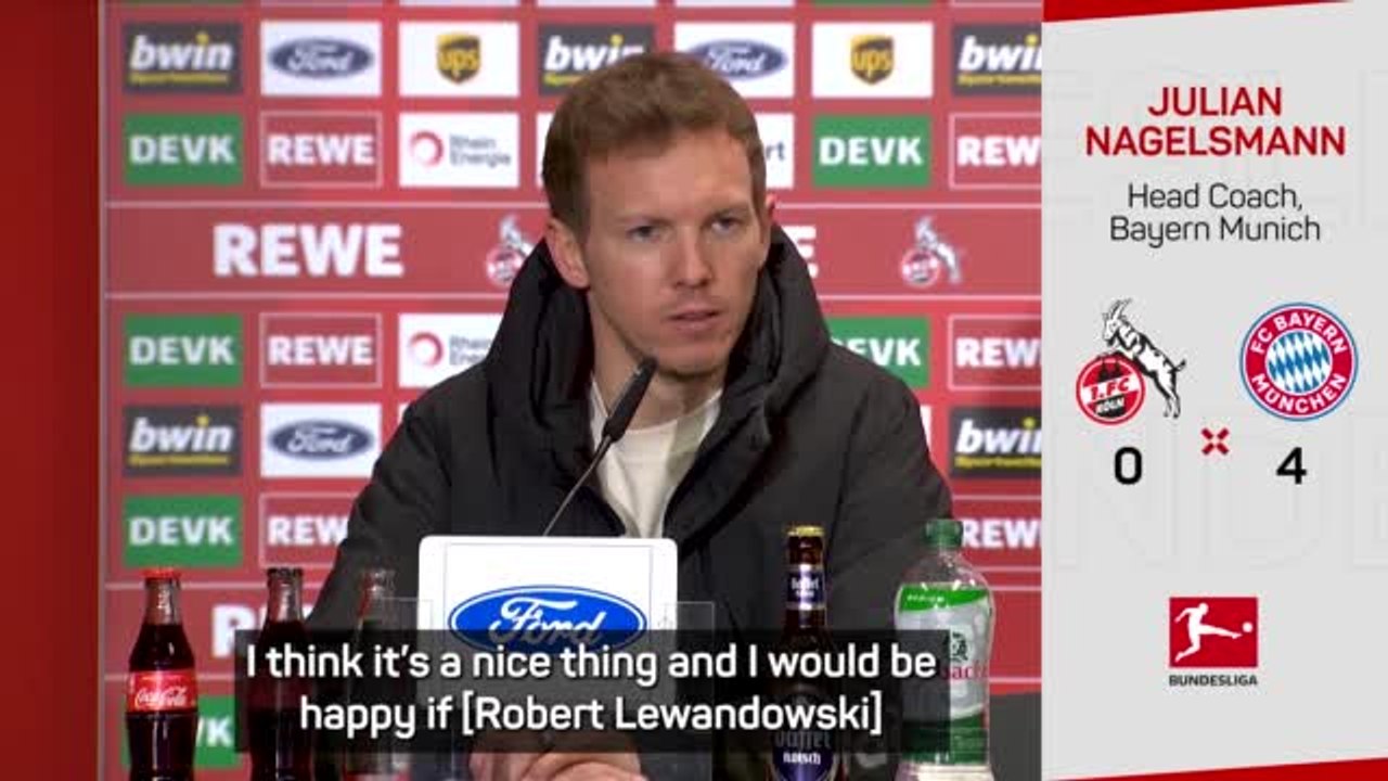 Lewandowski deserves Best FIFA award - Nagelsmann