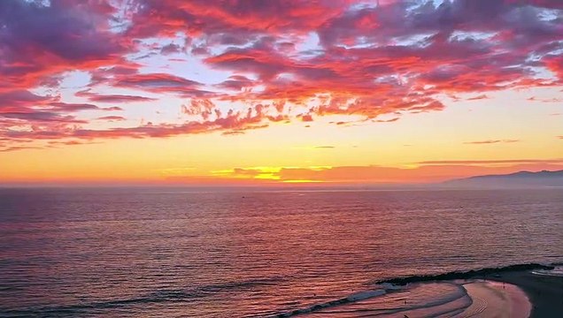Sunset At Venice Beach LA