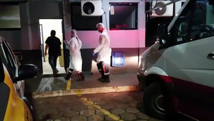 Preso com corte no pé é atendido pelo Samu