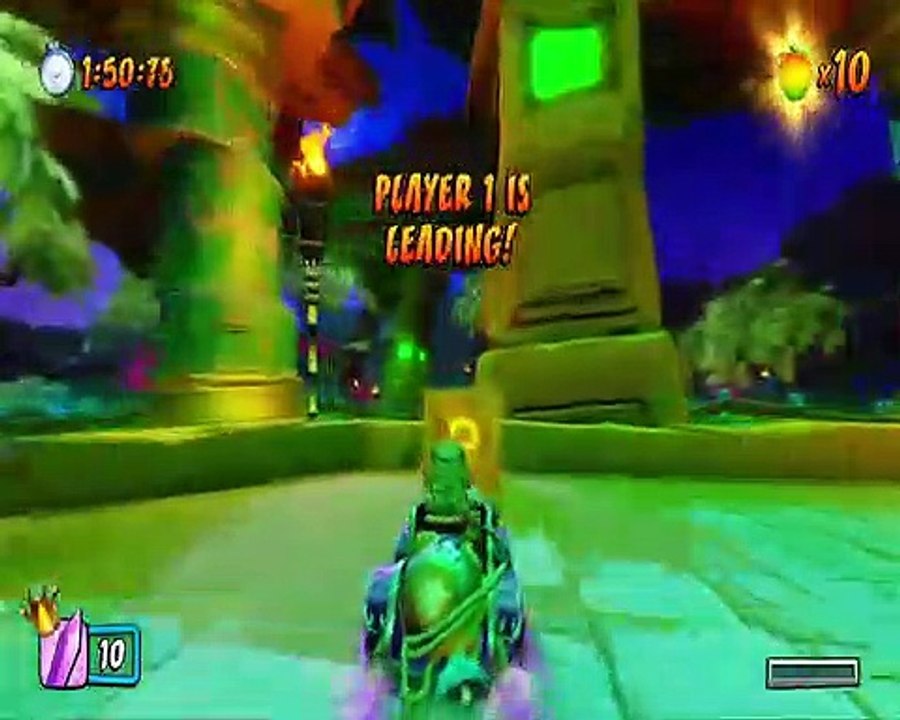 Temple Turmoil Crstal Grab Nintendo Switch Gameplay - Crash Team Racing Nitro-Fueled