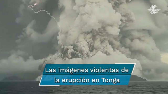 Imágenes violentas de erupción en Tonga, muy preocupantes : ministra de Nueva Zelanda