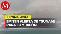 Tsunami golpea costa oeste de EU y Canadá tras erupción volcánica en Tonga