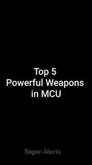 Marvel mcu top 5 weapons /Ragav Shorts/ #marvel #mcu