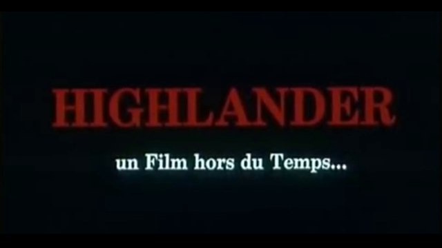 HIGHLANDER (1986) Bande Annonce VF - HD