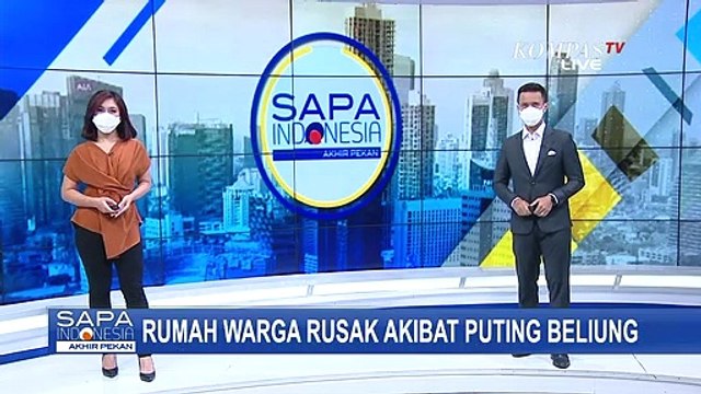 Detik-Detik Angin Puting Beliung di Cilacap, Akibatnya Sejumlah Rumah Warga Alami Kerusakan