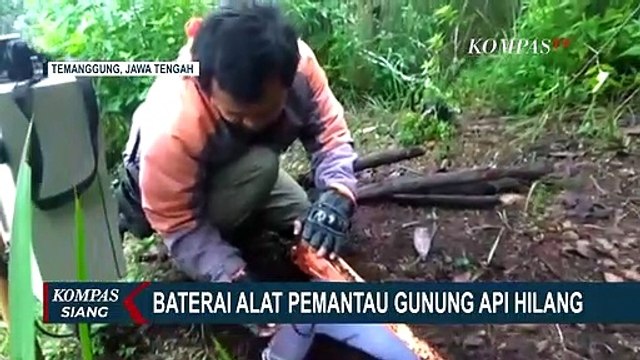 Baterai Alat Pemantau Gunung Sumbing Hilang, Padahal Baru Dipasang Agustus 2021 Lalu!