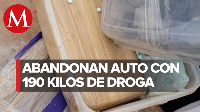Elementos del Ejército aseguran más de 180 kilos de distintas drogas en BC