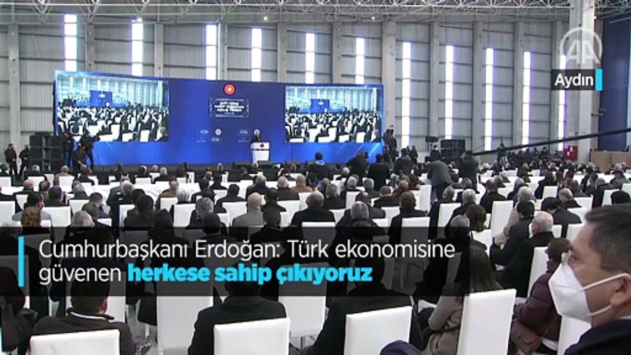 Cumhurbaşkanı Erdoğan: "Türk ekonomisine güvenen herkese sahip çıkıyoruz