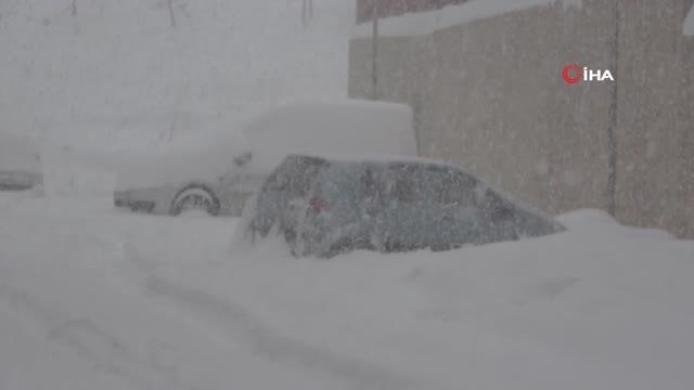 Yüksekova kar hapsinde: Araçlar kara gömüldü, 177 yerleşim yerinin yolu ulaşıma kapandı