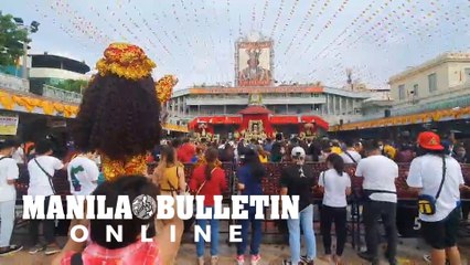 Situation in the candle lighting area at the Pilgrim Center of the Basilica Minore del Sto. Niño
