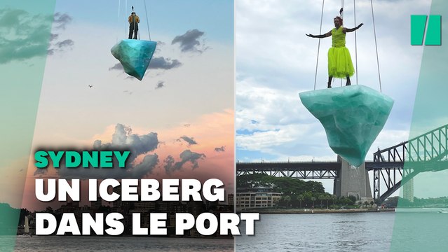 À Sydney, elles dansent sur un iceberg contre le réchauffement climatique