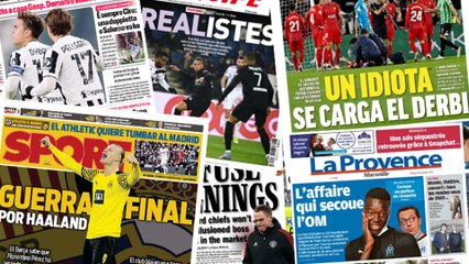 La honte de la presse espagnole après les incidents du derby de Séville, la bataille entre le Real Madrid et Barcelone pour Erling Haaland
