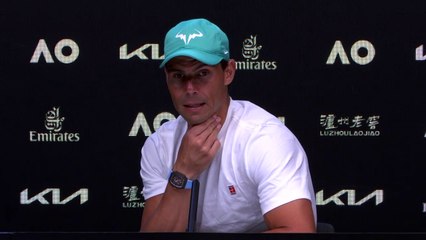 Open d'Australie 2022 - Rafael Nadal : "When you come back from an injury and a long period without playing, you have to accept that everything is not perfect"