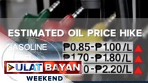 Bigtime oil price hike, muling ipatutupad sa mga susunod na araw