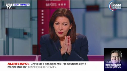 Anne Hidalgo souhaite "donner la priorité à l'éducation, à la santé et à nos services publics"