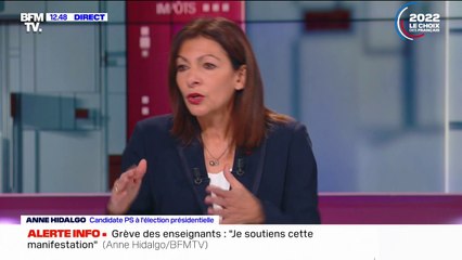 Immigration: Anne Hidalgo veut "l'application des règles de droit qui existent"
