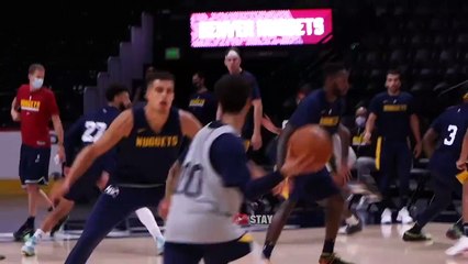 Bol Bol is looking DANGEROUS in the Nuggets practice