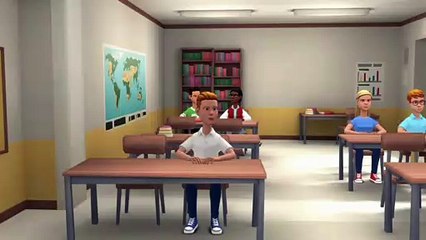 Okulda öğretmenden öğrencilere  kapak