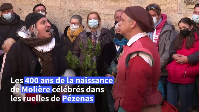 400 ans de la naissance de Molière: le dramaturge célébré dans les ruelles de Pézenas
