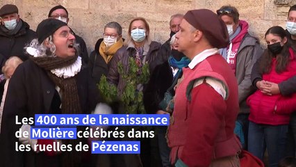 400 ans de la naissance de Molière: le dramaturge célébré dans les ruelles de Pézenas