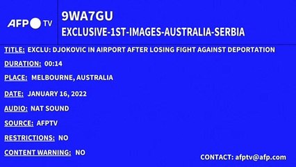 Así fue deportado Djokovic de Australia