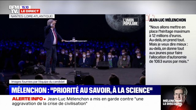 Jean-Luc Mélenchon propose la création de l'une université de l'espace