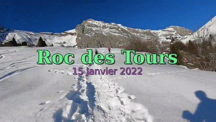 Grand Bornand - Montée au Roc Des Tours (Janvier 2022)