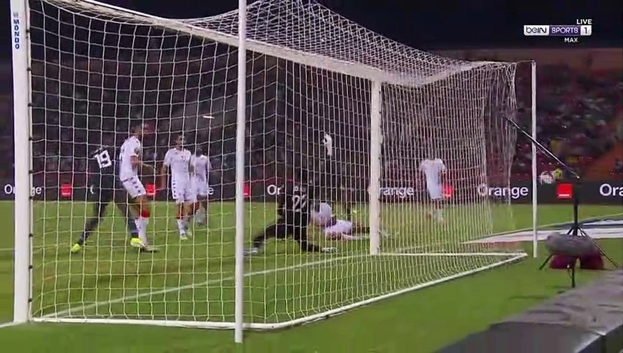الشوط الاول مباراة تونس و نيجيريا 1-0 ثمن نهائي...