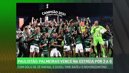 下载视频: LANCE! Rápido: Palmeiras vence com tranquilidade o Novorizontino na estreia do Campeonato Paulista!