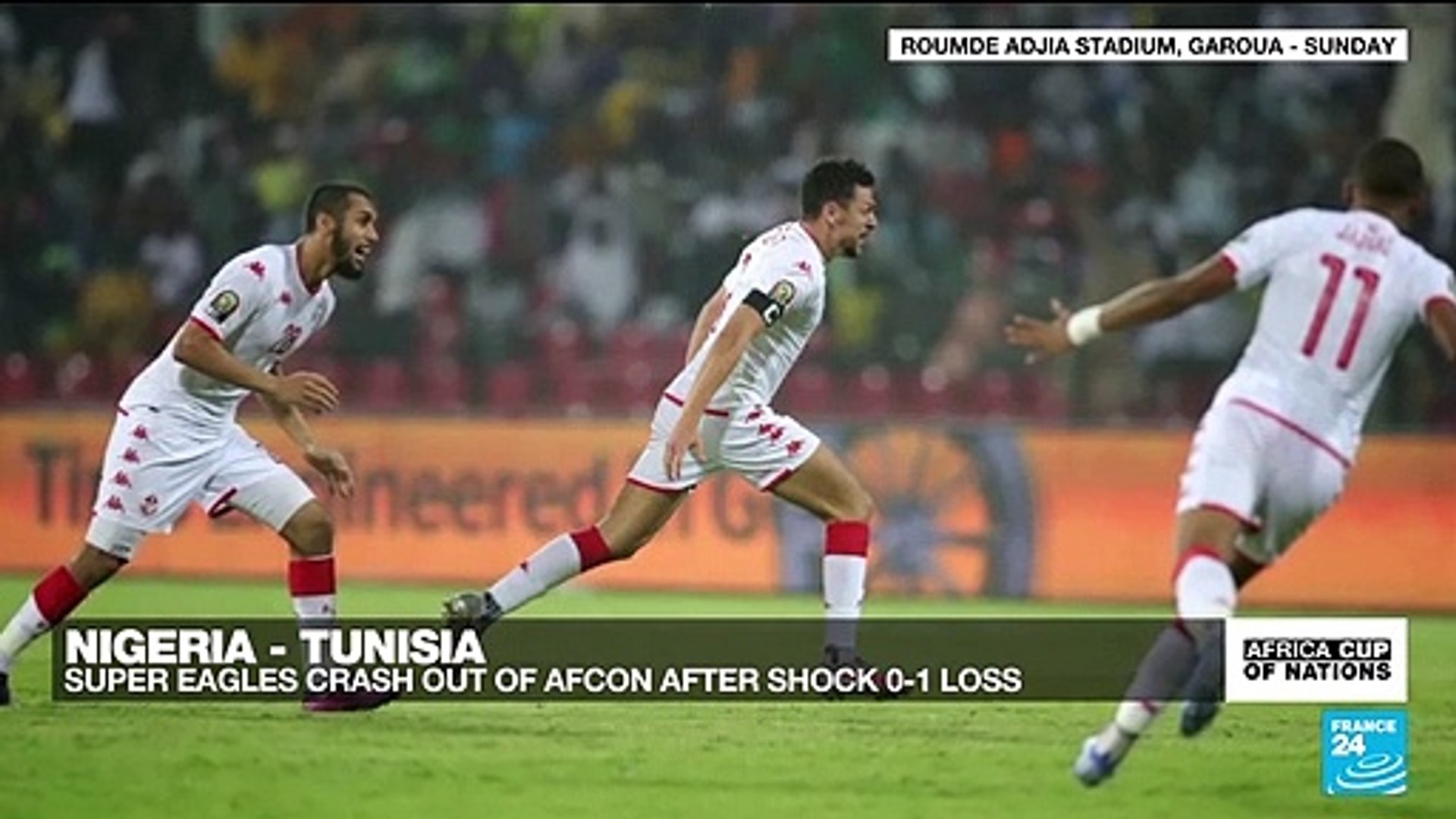 Tunisia knocks Nigeria out of African Cup