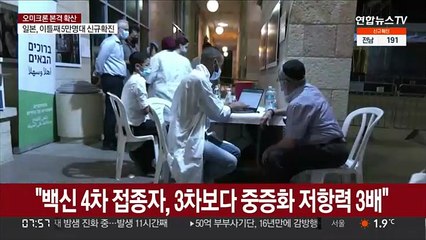 "백신 4차 접종자, 3차보다 중증화 저항력 3배"