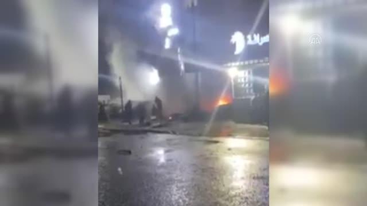 Bağdat'ta bankayı hedef alan patlamada 1 kişi yaralandı (1)