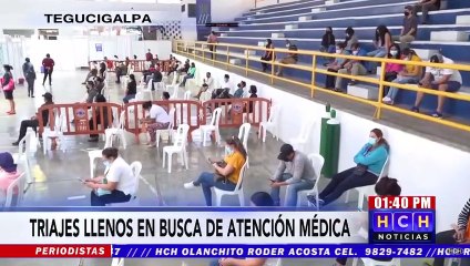 Triajes capitalinos permanecen llenos de ciudadanos en busca de atención