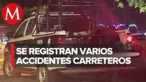 Seis lesionados por accidentes carreteros en Veracruz