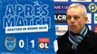 ESTAC 0-1 Lyon | Réaction du coach troyen Bruno Irles