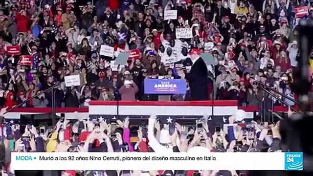 En primer mitin político de 2022, Donald Trump insistió en que ganó las elecciones de EE. UU.