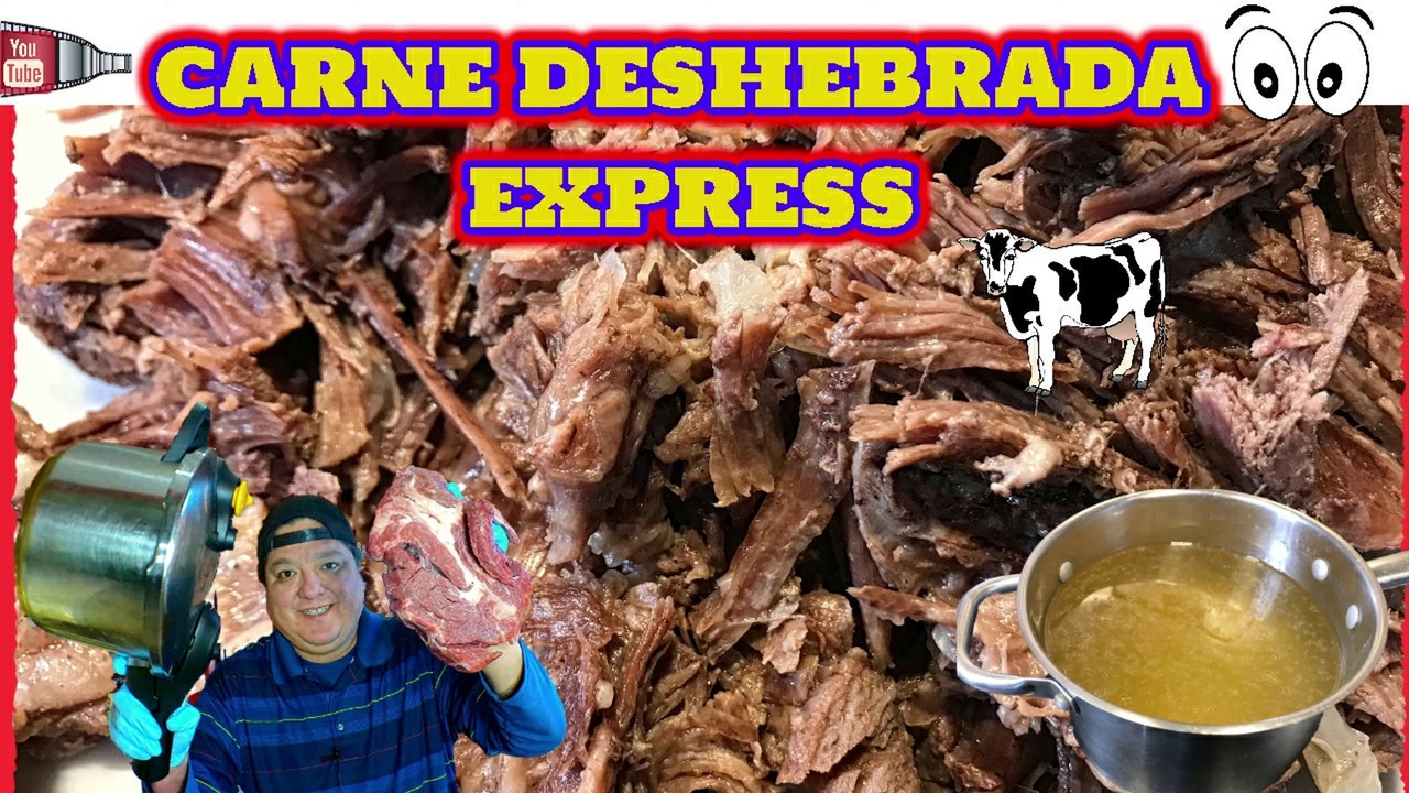 COMO LOGRAR CONSEGUIR LA CARNE DESHEBRADA DE RES EN OLLA EXPRESS  PARA TUS ANTOJITOS O TUS COMIDAS DE DIA A DIA