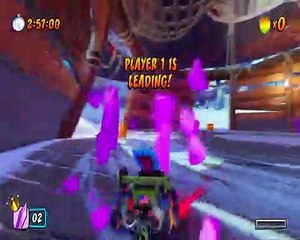 The North Bowl Crystal Grab Nintendo Switch Gameplay - Crash Team Racing Nitro-Fueled
