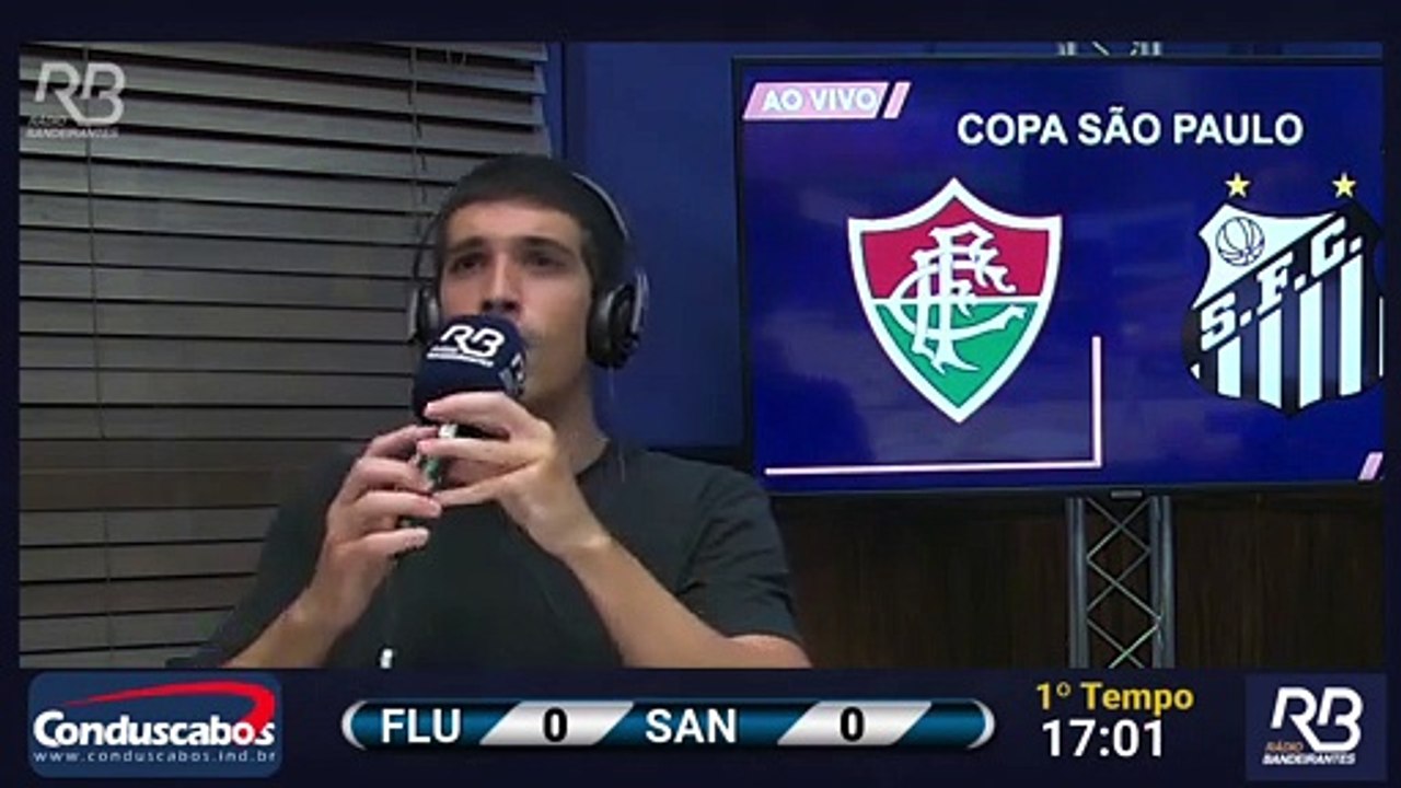 Rwan Seco recebe passe de Ed Carlos. Ele invade a área e chuta. Thiago espalma, a bola toca na trave e volta para Lucas Barbosa. Lucas coloca pra dentro a bola e abre o placar para o Peixe!