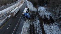 Icy conditions lead to a traffic nightmare in western Tennessee
