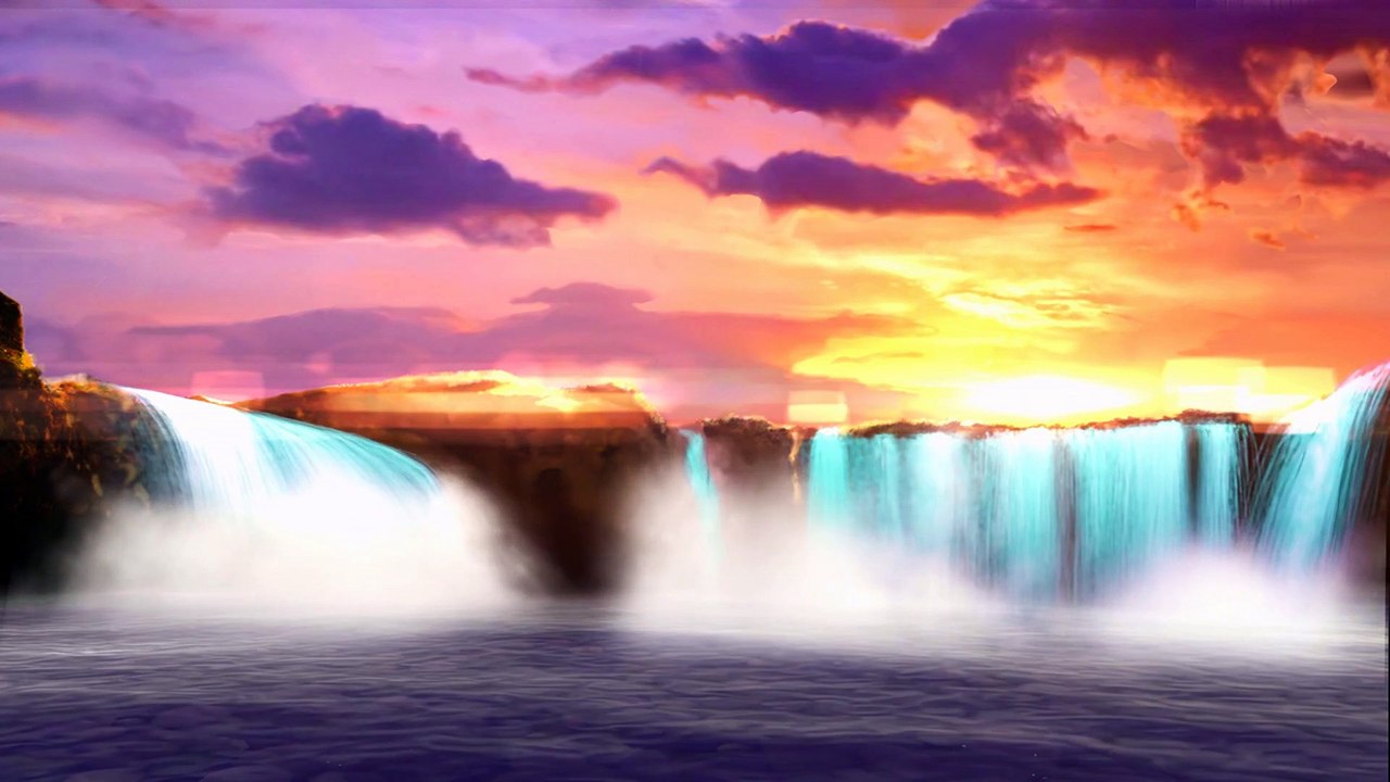 Meditation Music - (3 Hours Of) Beautiful Meditation Music, Sleep Music, Calming Music With Waterfall Animation