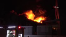 Bursa'da kimya fabrikasında yangın: Patlamalar ve alevler içindeki fabrika kamerada