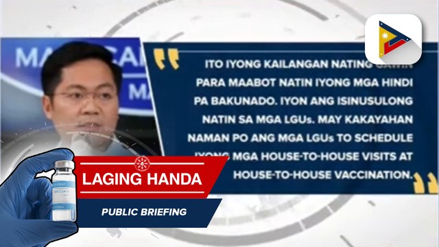 Palasyo, nanawagan sa LGUs na paigtingin ang house-to-house vaccination vs COVID-19