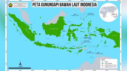 Temuan Baru, 8 Gunung Api Bawah Laut di Indonesia